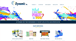 Desktop Screenshot of dynamic-inc.com